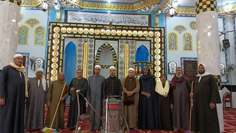 أوقاف الفيوم تطلق حملة نظافة موسعة بالمساجد استعدادًا لشهر رمضان