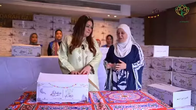 سهير العوضي: نسعى لتلبية احتياجات الأسر الأولى بالرعاية بحملة رمضانكم مصري