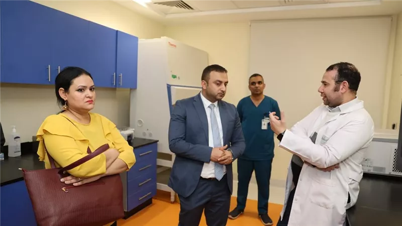مدير الرعاية الصحية بالأقصر يتفقد أول وحدة لزرع النخاع في الصعيد بالأورمان