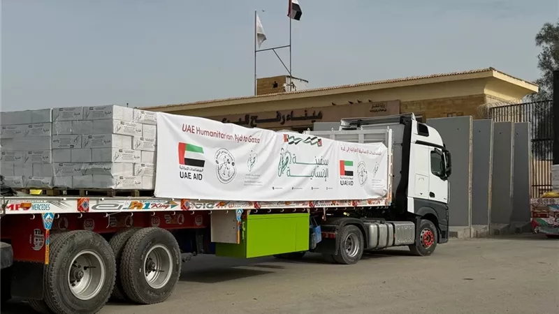 الإمارات تدعم غزة بالدفعة 303 من المساعدات الغذائية