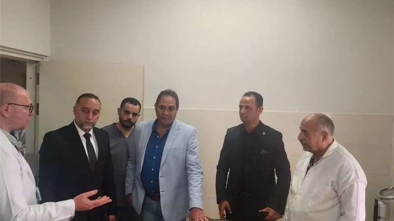 نائب محافظ شمال سيناء يتفقد مستشفى نخل المركزي لمتابعة سير العمل 