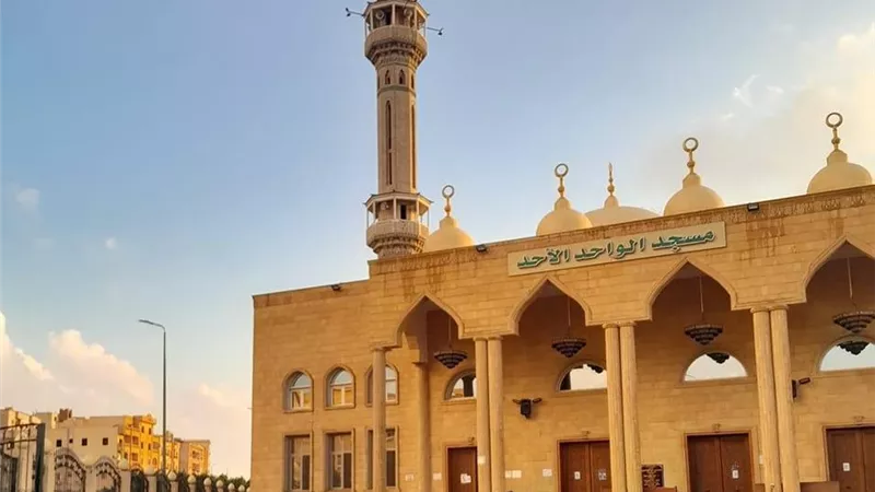 بـ7 ملايين جنيه.. مسجد «الواحد الأحد» منارة إيمانية تضيء سماء العبور