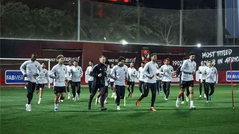 الأهلي يختتم تدريباته استعدادًا لمباراة الجونة بالدوري الممتاز