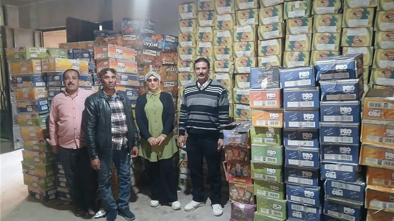 تحرير 634 محضرا تموينيا خلال حملات على مراكز سوهاج