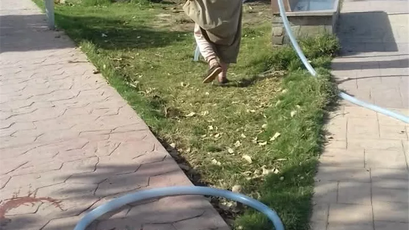 جهود متواصلة لتطوير المتنزه الحضاري بكورنيش النيل بالمنيا على مدار اليوم