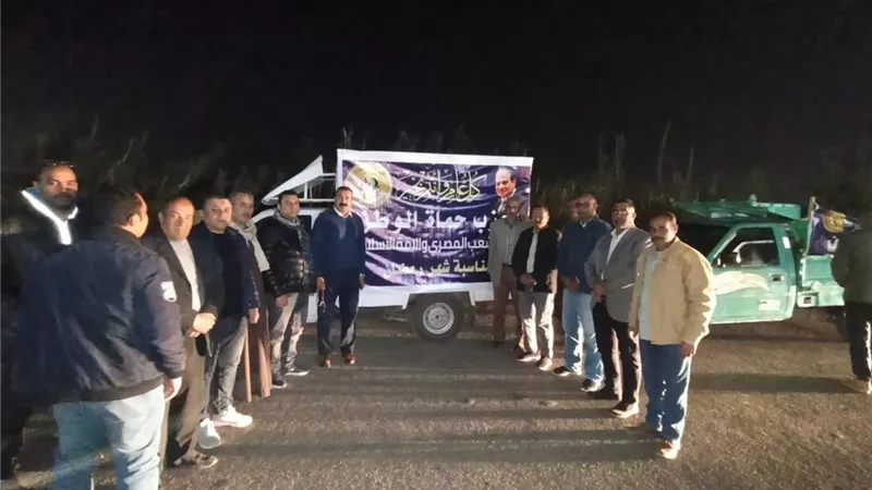 حزب حماة الوطن ببني سويف يقود توزيع كراتين رمضان بمراكز المحافظة