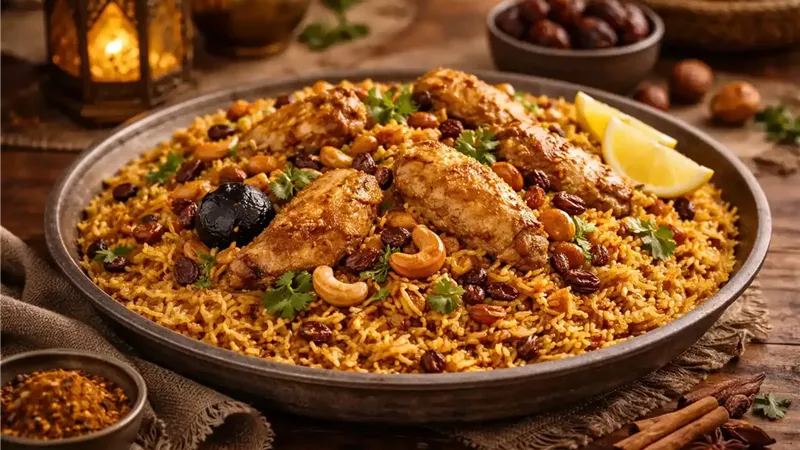 الكبسة السعودي تتصدر الموائد.. طبق أساسي لإفطار رمضان 