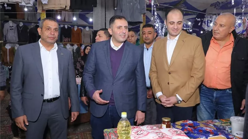 محافظ دمياط يتفقد معرض أهلا رمضان في كفر البطيخ