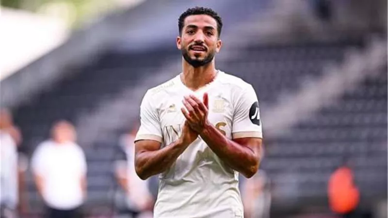 محمد عبد المنعم يقترب من العودة إلى نيس بعد تعافيه من الرباط الصليبي