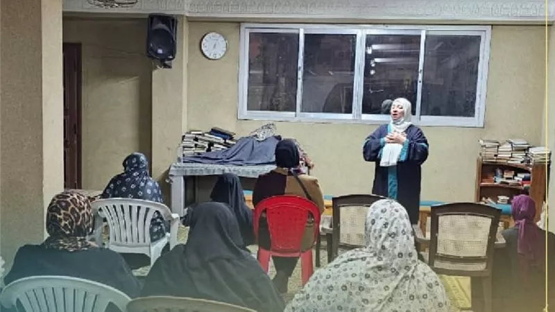 أوقاف البحيرة تواصل فعاليات الملتقى الفكري للواعظات بمسجد  عمر بن الخطاب