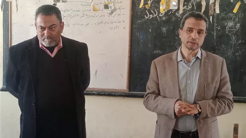 وكيل تعليم كفر الشيخ يتابع انضباط المدارس من خلال جولات مفاجئة