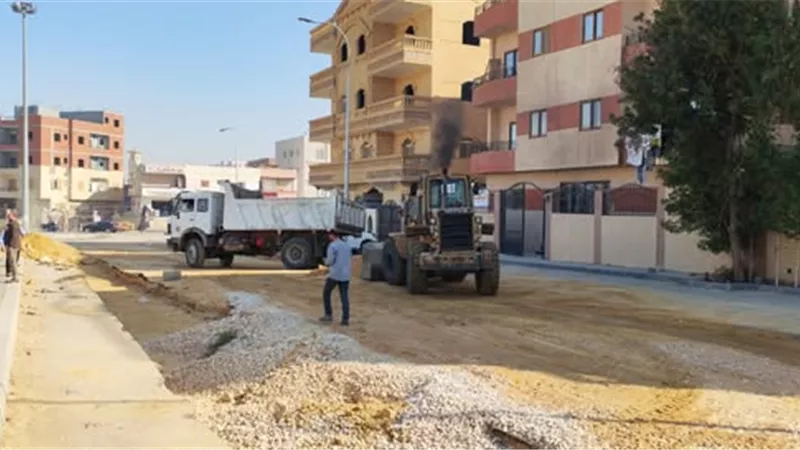 تطوير شارع البنوك بمدينة بدر ضمن خطة شاملة لتحسين البنية التحتية  