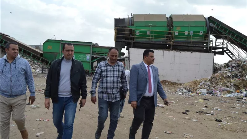    سكرتير مساعد المنوفية يتفقد المركز التكنولوجي ومصنع تدوير القمامة بمنوف