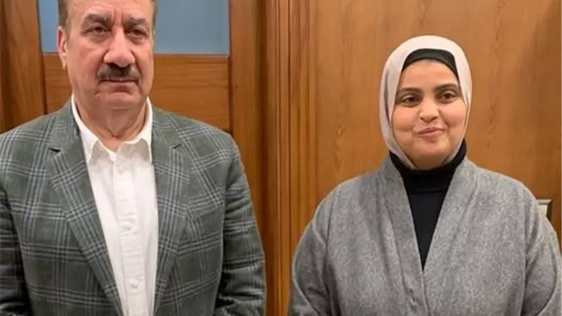  اللواء إبراهيم ابو ليمون محافظ بورسعيد يستقبل مديرة مكتب موقع إيجبتك 