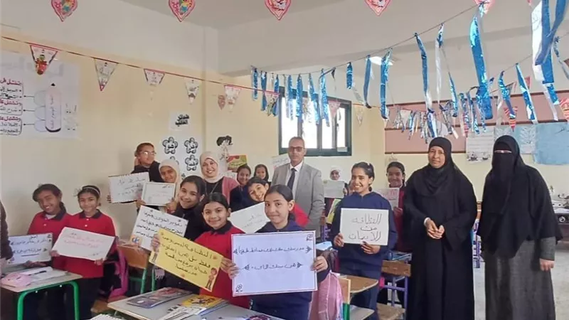 جولات تفتيشية بحدائق أكتوبرلضمان انضباط العملية التعليمية وتكريم المتميزين