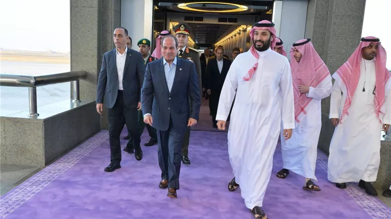 الرئيس السيسي يلتقي ولي العهد السعودي في جدة لبحث تعزيز التعاون المشترك