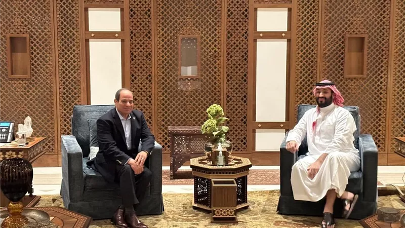 الرئيس السيسي يُهنئ ولي العهد السعودي بذكرى «يوم التأسيس»