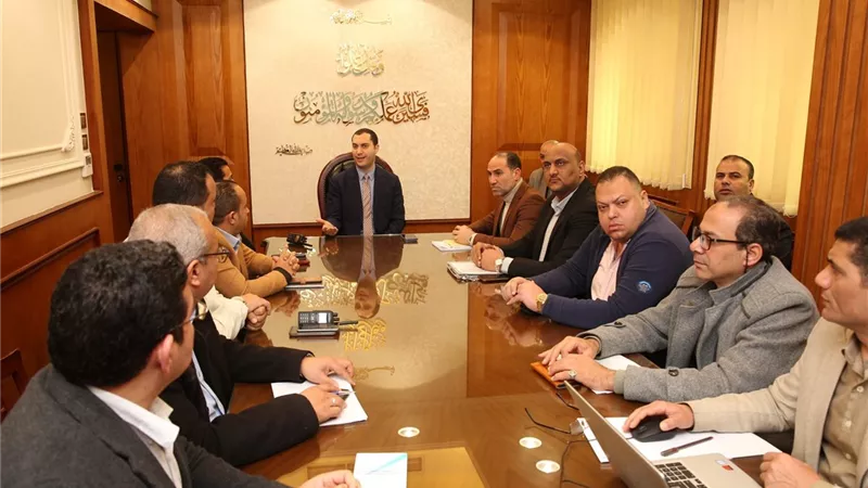 محافظ كفر الشيخ يتابع اجتماع لجنة تقييم أداء المراكز والمدن