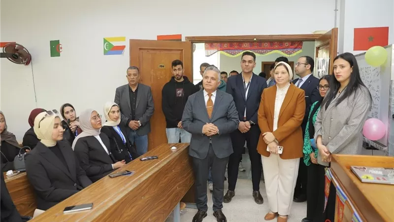 جامعة السويس تفتتح نماذج المحاكاة الدولية بكلية السياسة والاقتصاد