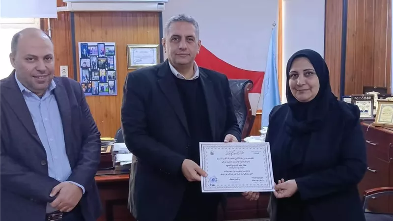 «صحة كفرالشيخ» تكرم أبطال المركز الأول في حملة مسح الأمراض غير السارية