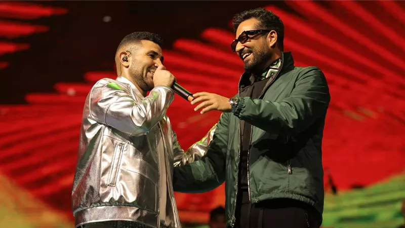 أحمد سعد يفاجئ شقيقه عمرو برباعية خاصة بعد تألقه في مسلسل 