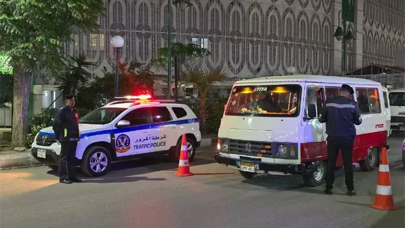 انتشار مكثف لمرور الشرقية.. التحفظ على عدد من المركبات المخالفة|صور