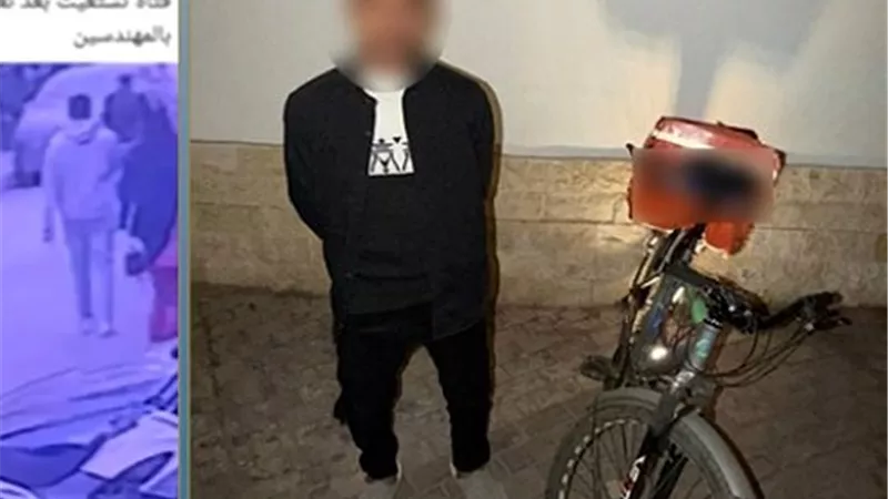 حبس مندوب توصيل متهم بمعاكسة سيدة أثناء سيرها بالدقي