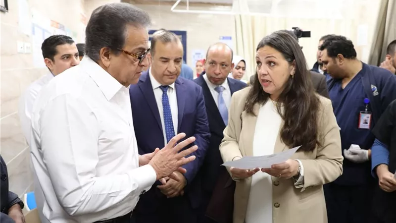 بحضور وزير الصحة.. محاكاة عملية لعلاج مريض بالسكتة الدماغية بالقليوبية