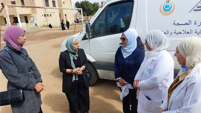 الكشف على 875 مواطنًا خلال قافلة طبية بمركز شباب أبوجازية بأبوصوير