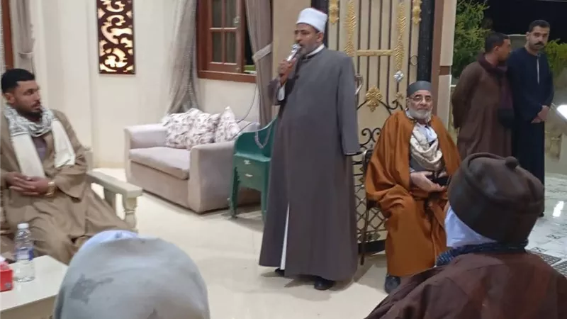 «المحبة عنوان الوطنية» ندوة بدوار آل أبو عقيل بنجع الماسخ غرب سوهاج 