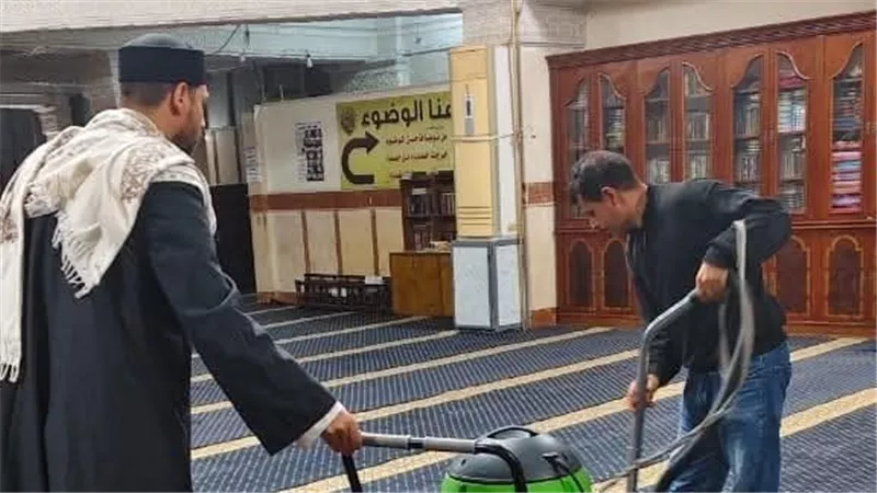 استمرار حملات النظافة والتطهير الشاملة بمساجد الإسكندرية خلال شهر رمضان 