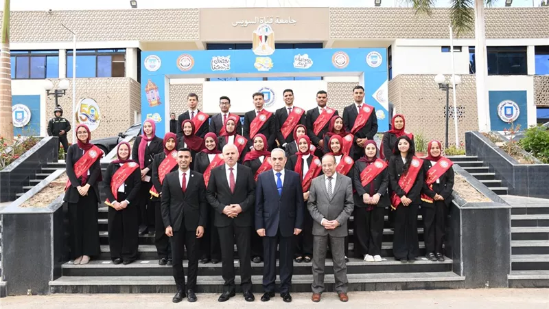 أجواء رمضانية مميزة في استقبال محافظ الإسماعيلية بجامعة قناة السويس