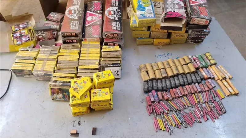 ضبط 3000 صاروخ ألعاب نارية في القليوبية 