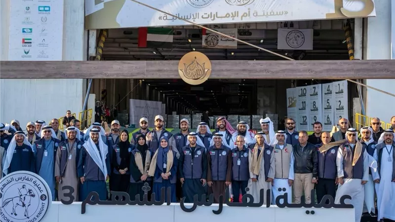 ميناء العريش يستقبل 7300 طن مساعدات إنسانية إلى غزة