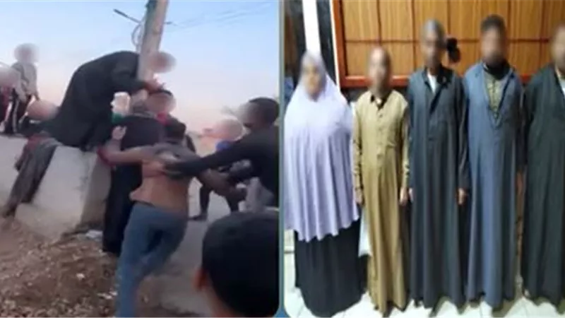«جاي في نص الأرض».. معركة طاحنة بسبب عمود إنارة والأمن يتدخل