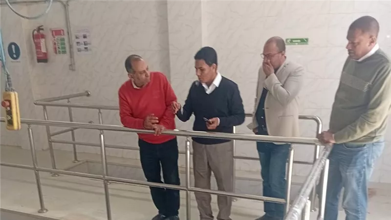 وكيل صحة الأقصر يتابع أعمال محطة معالجة صرف الحبيل والغابات الشجرية