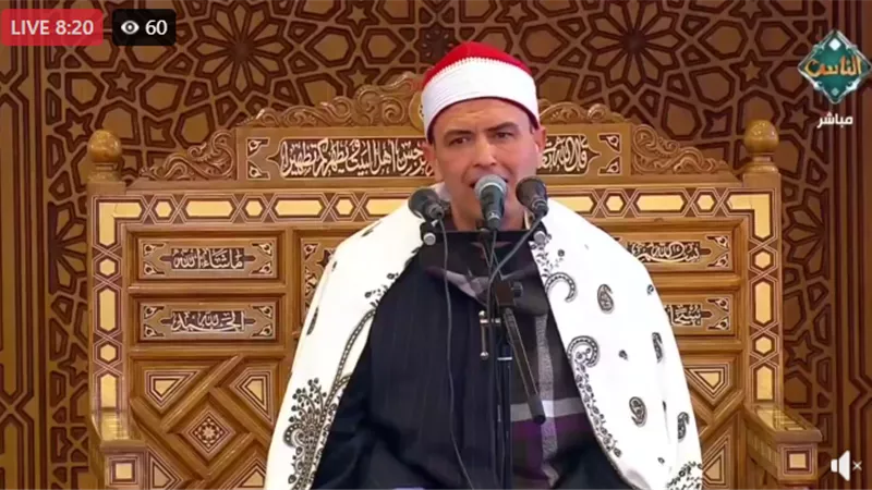 بث مباشر.. نقل شعائر صلاة الجمعة من مسجد المشير طنطاوي