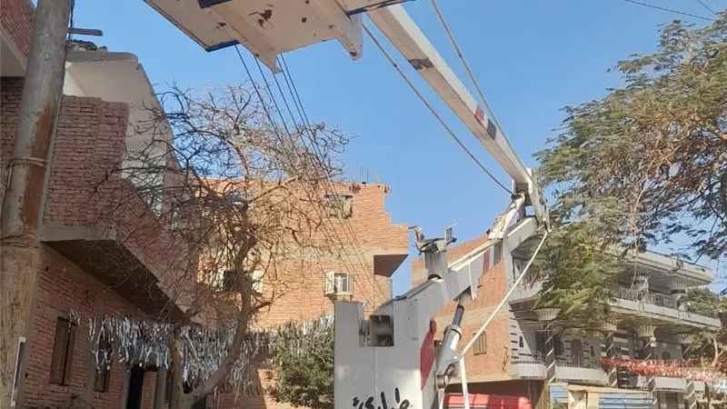 حملات مكثفة لتحسين الخدمات ومواجهة التعديات بمراكز بني سويف