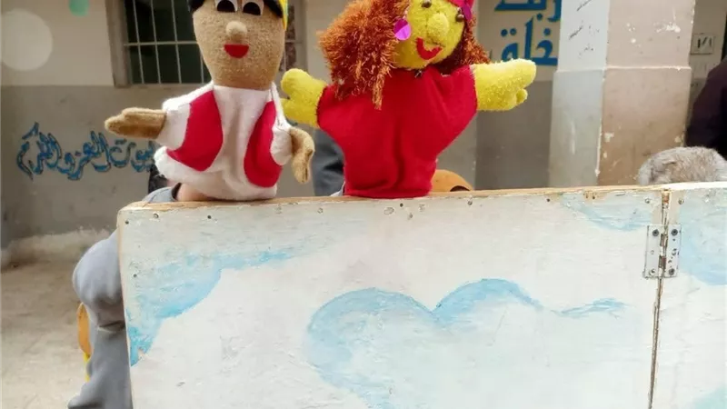 ورش إبداعية ومسرح عرائس بمدرسة أبو الصفا ضمن برنامج المواطنة بالمنيا