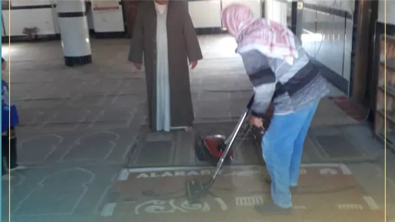 أوقاف كفر الشيخ تواصل تنفيذ الحملة الموسعة لنظافة المساجد وتعقيمها