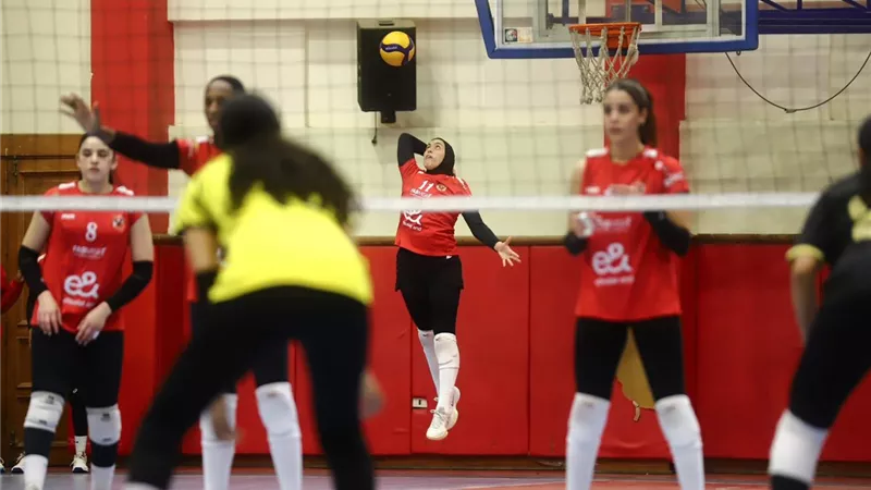 سيدات طائرة الأهلي يتأهل إلى نصف نهائي كأس مصر بالفوز على دجلة