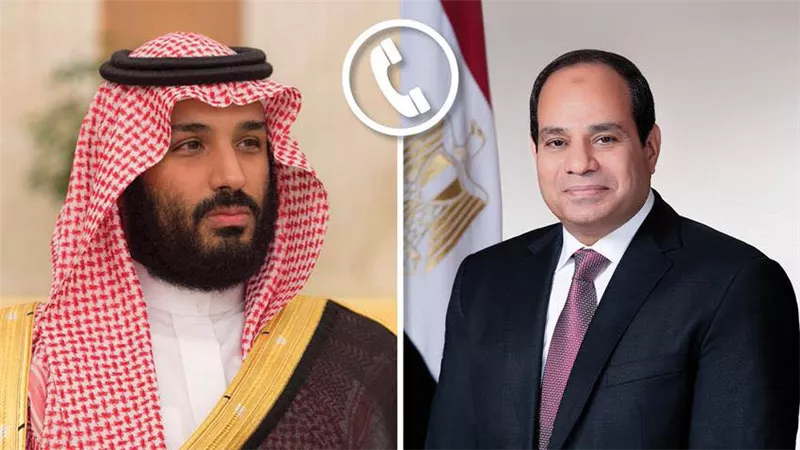 اتصال هاتفي.. الرئيس السيسي يؤكد للأمير محمد بن سلمان تضامن مصر مع المملكة