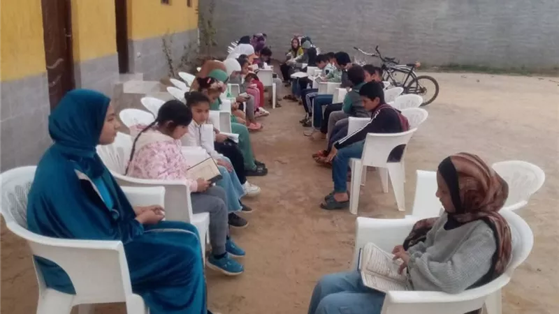 150 مشارك في مسابقة حفظ القرآن الكريم بمركز شباب أبو قطفة في كفر الشيخ