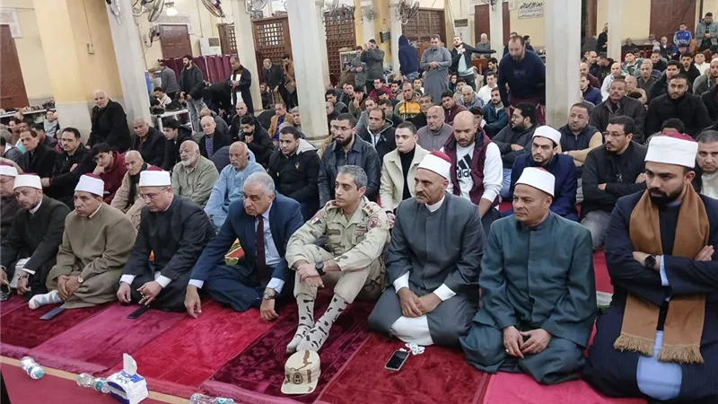 محافظة القليوبية تحيي ذكرى العاشر من رمضان بمسجد ناصر في بنها