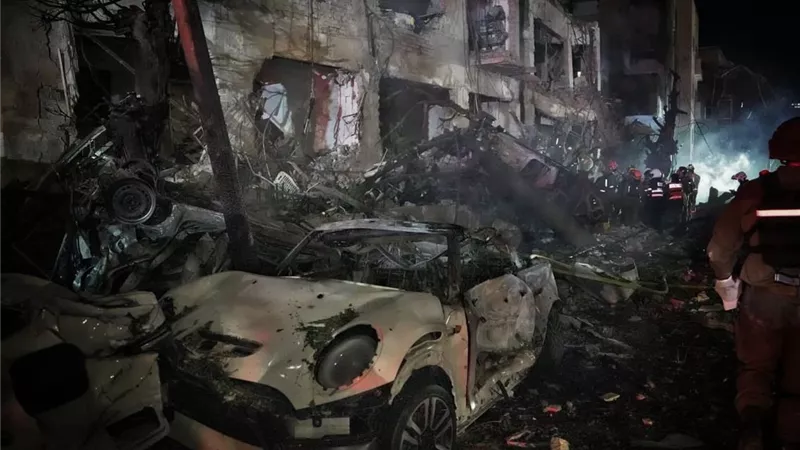 تضرر أكثر من 40 مبنى في تل أبيب جراء الغارات الإيرانية
