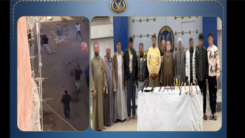 تبادلوا الأعيرة النارية.. ضبط 12 مسجلا خطرا في بني سويف