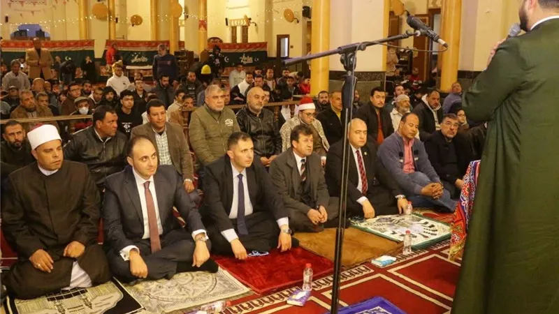 محافظ دمياط يشهد أمسية دينية احتفالاً بانتصارات العاشر من رمضان