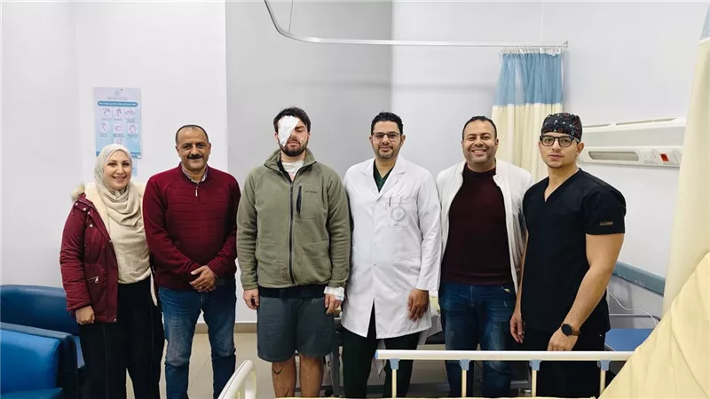 إنقاذ بحار أوكراني من العمى بمستشفى رمد بورسعيد|تفاصيل