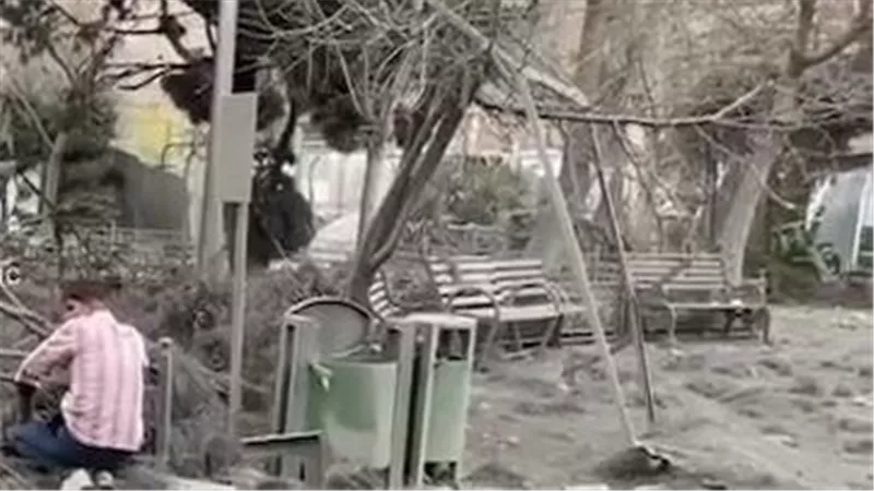 هجوم إسرائيلي على مكان لعب الأطفال في إحدى حدائق طهران