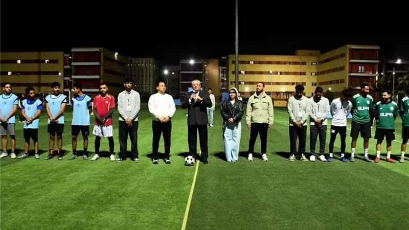 بالصور  رئيس جامعة عين شمس يشهد  الدورة الرمضانية لأسرة «طلاب من أجل مصر»